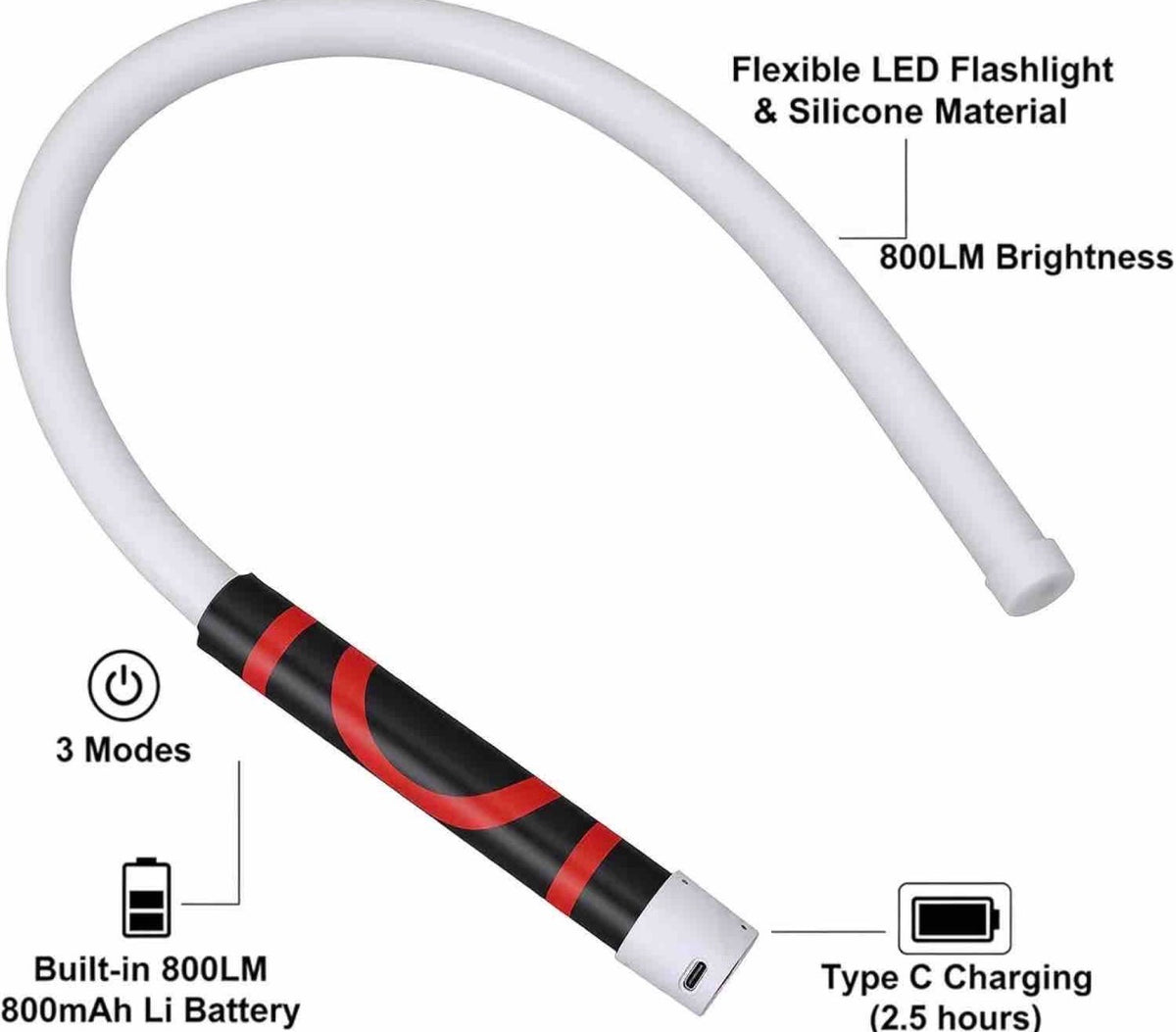 Fleksibilna LED Radna Lampa za Auto – USB Punjiva
