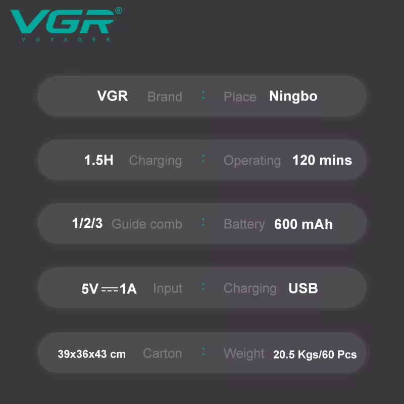 Bežična Mašinica za Šišanje VGR V - 971