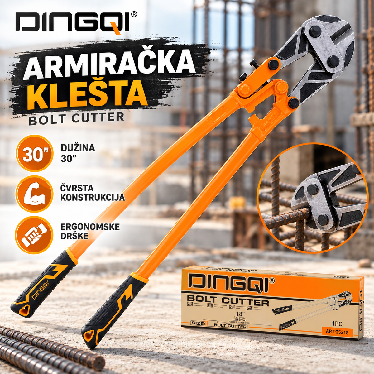 DINGQI Armiračka Klešta – Bolt Cutter 30”