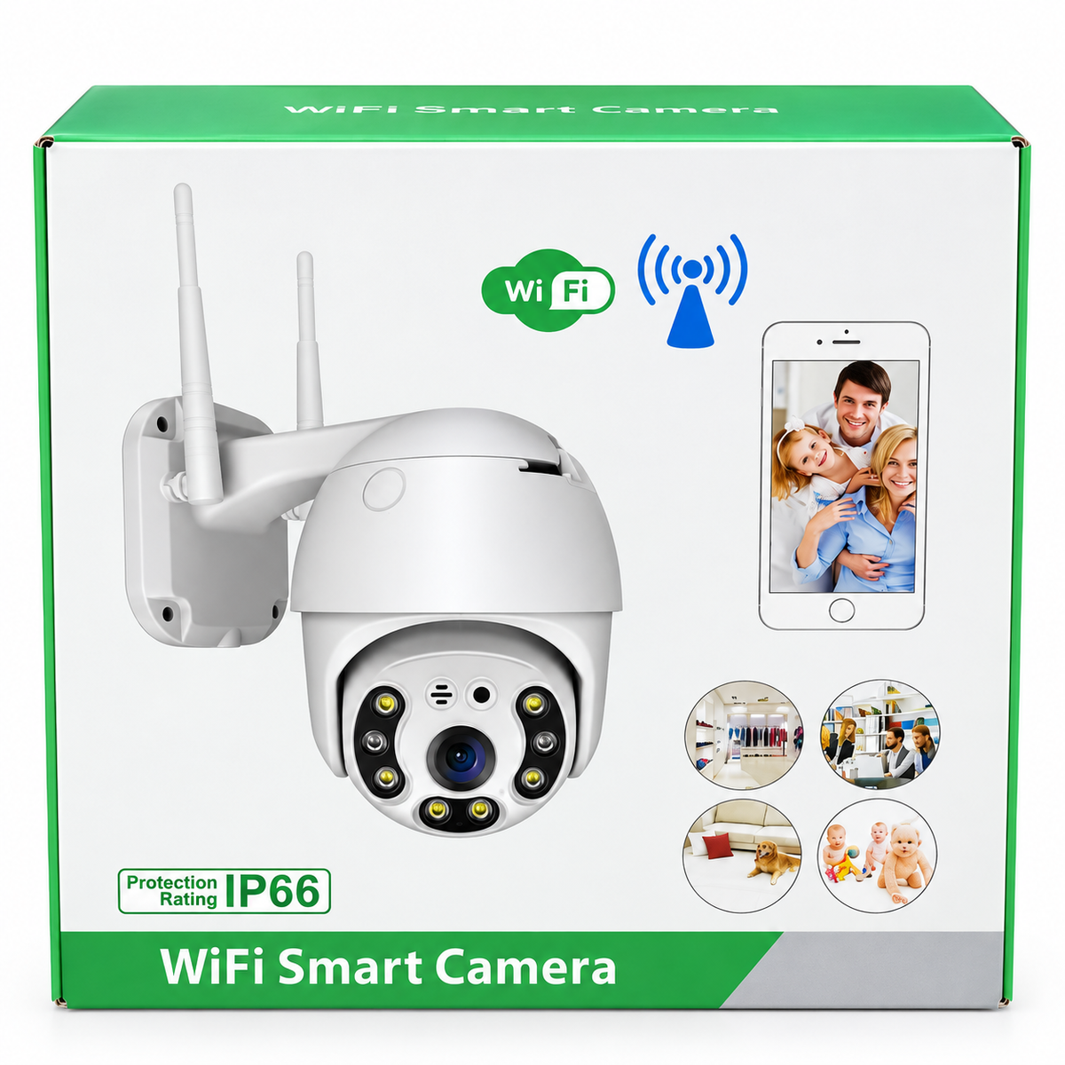 Spoljna WiFi PTZ IP Kamera 8MP sa Noćnim Vidom i Detekcijom Pokreta