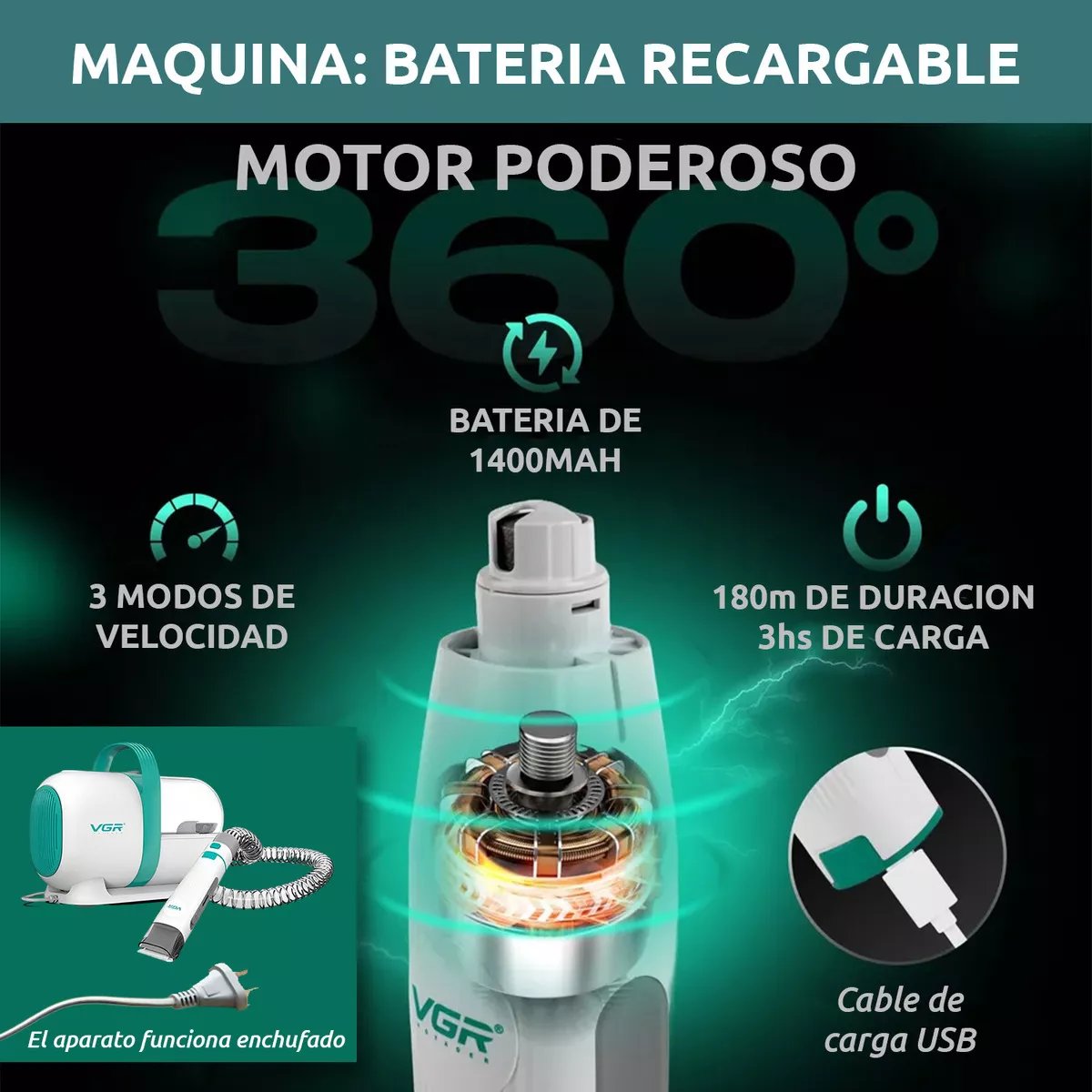 Grooming set 7u1 Vgr V-207