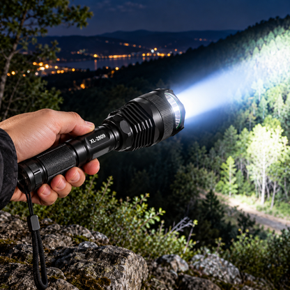 Punjiva LED Taktička Baterijska Lampa X-BALOG BL-Q2800