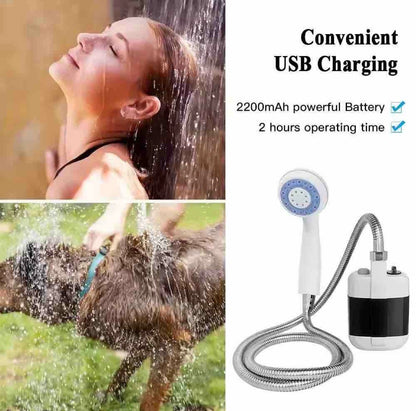 Prenosivi Tuš za Kampovanje – USB Punjivi Outdoor Tuš