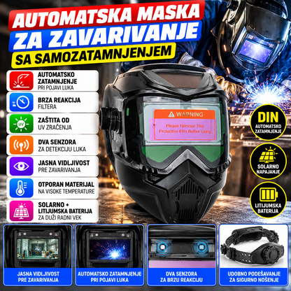 Automatska Maska za Zavarivanje sa Zatamnjenjem
