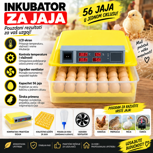 INKUBATOR ZA JAJA-56 JAJA