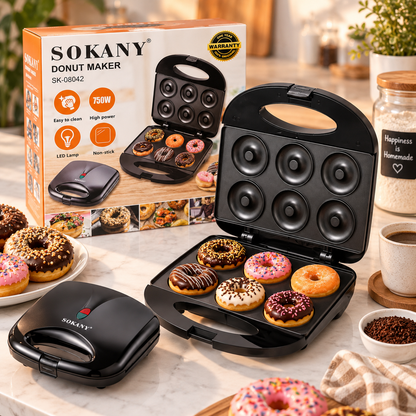 Sokany Aparat za Mini Krofnice 750W – 6 Krofnica