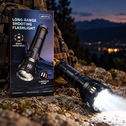 LED Baterijska Lampa AK177-C sa Zoomom i USB Punjenjem