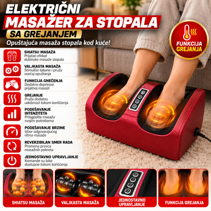 Električni Masažer za Stopala sa Grejanjem