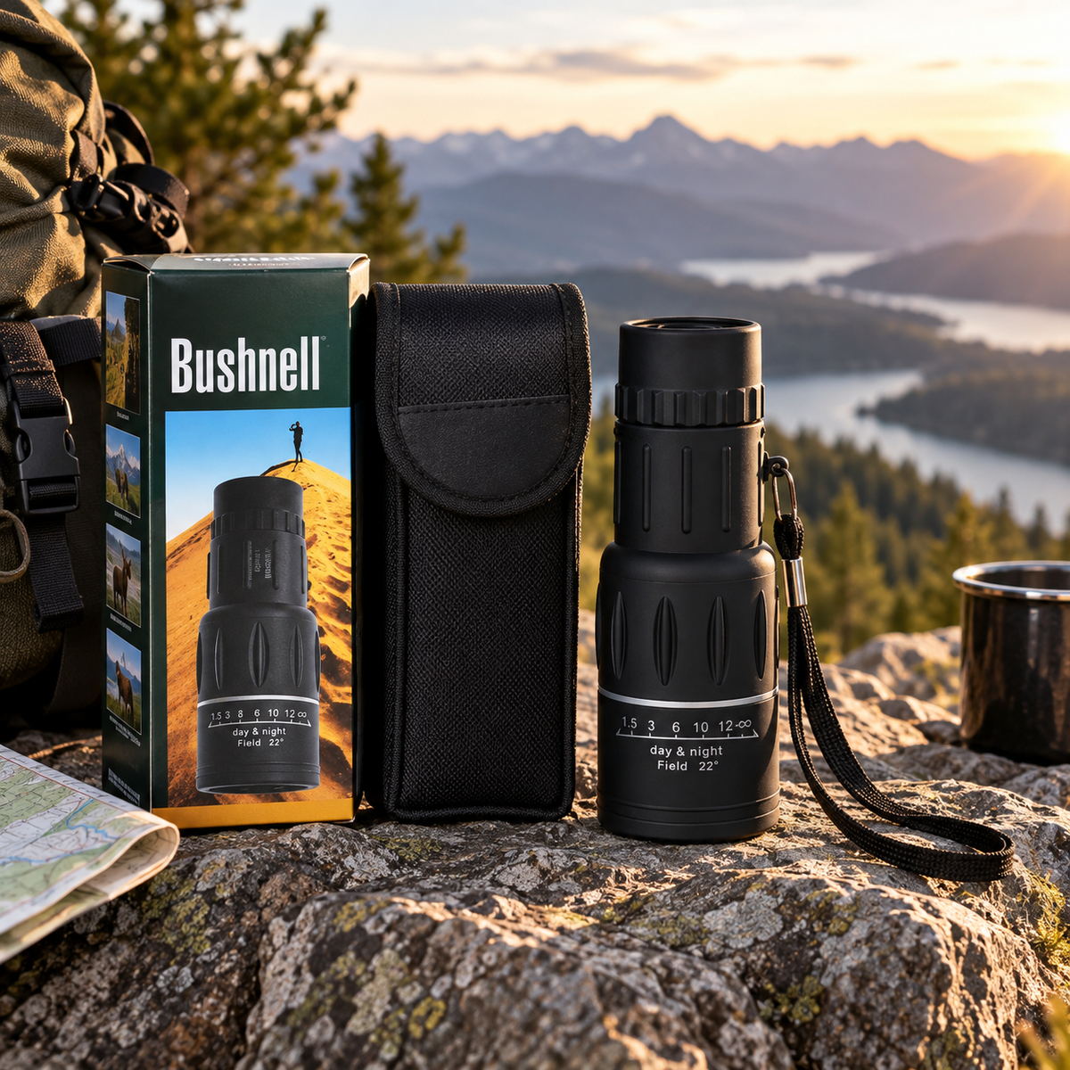 Bushnell Monokularni Teleskop sa Zoomom – Džepni Dvogled