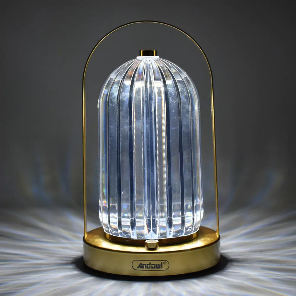 Kristalna LED Stona Lampa Andowl Q-LED33