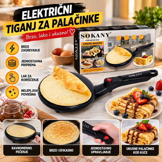 Električni Tiganj za Palačinke