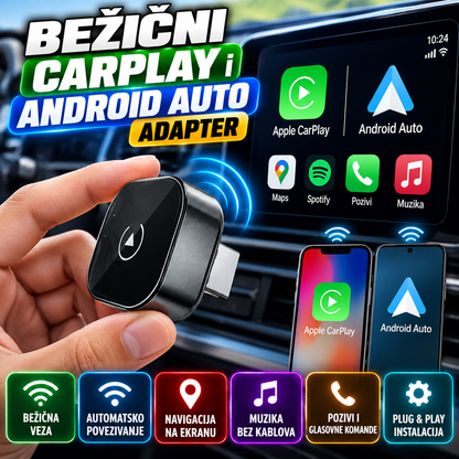 Wireless Apple Carplay & Android Auto Adapter