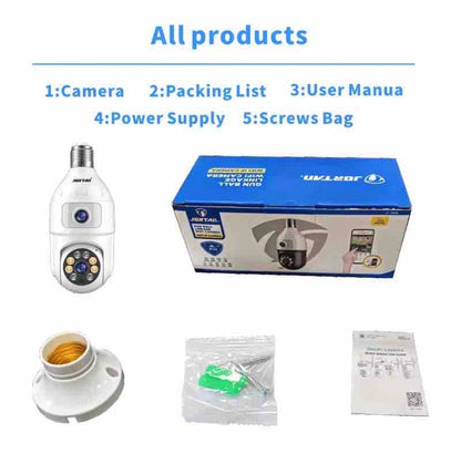 WiFi PTZ IP Kamera JORTAN JT-9696 – Dual Lens 8MP sa ICSEE Aplikacijom