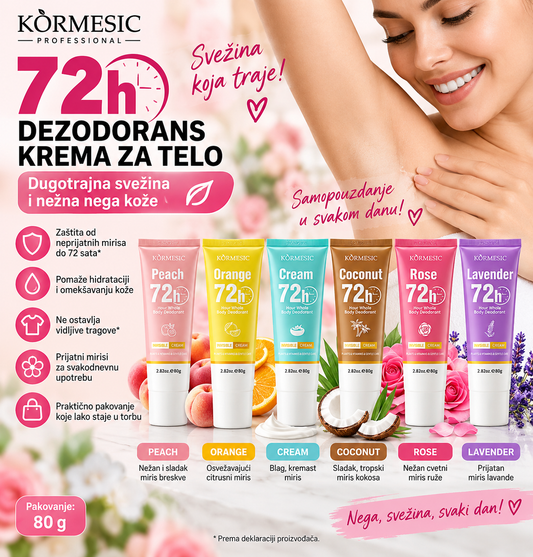72h Dezodorans Krema za Telo – 80 g