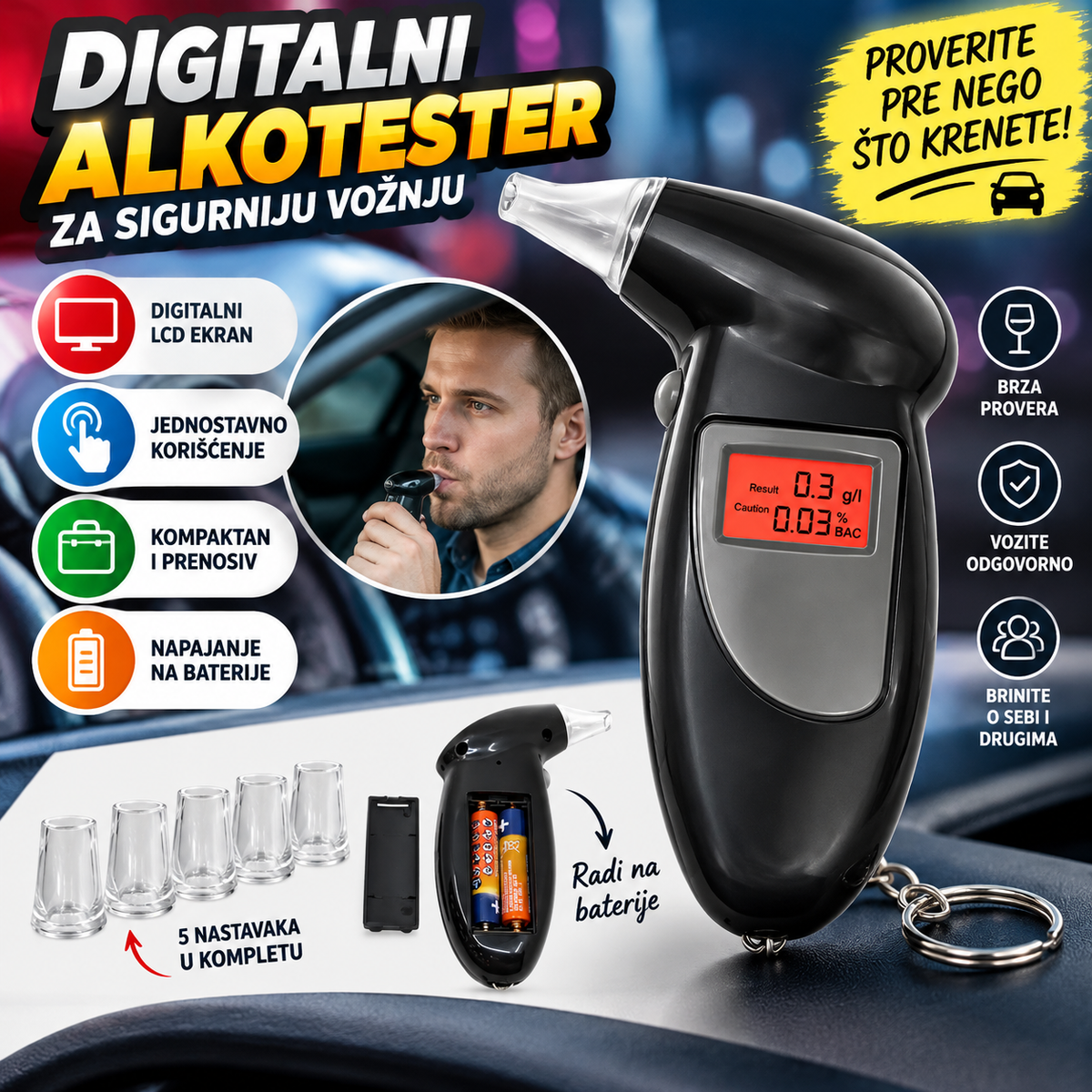 Digitalni Alkotester
