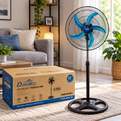 D-World Ventilator 18” 45cm 75W – Snažan i Tih