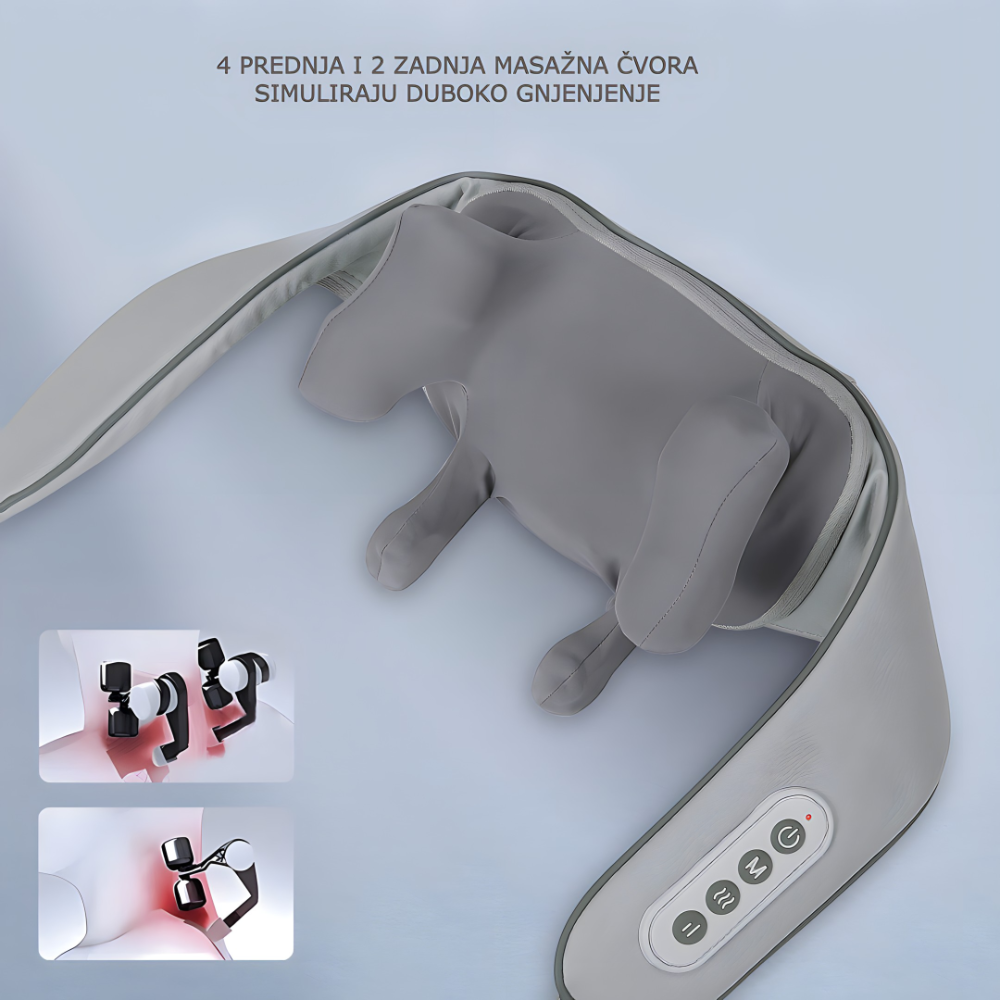 Masažer za vrat i ramena sa grejačem