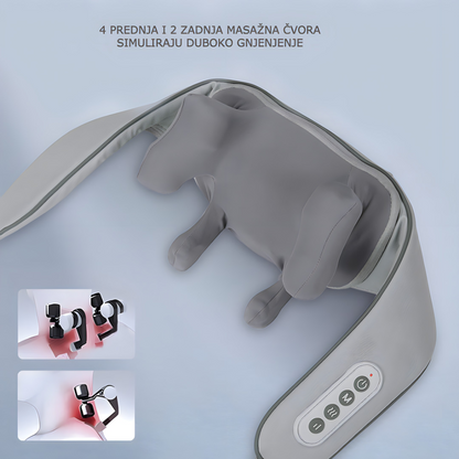 Masažer za vrat i ramena sa grejačem