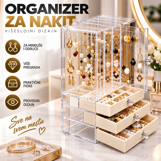 Višeslojni Organizer za Nakit