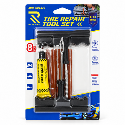 Set za Krpljenje Tubeless Guma – 8 Delova