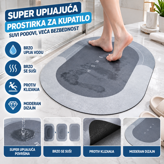 Super Upijajuća Prostirka za Kupatilo