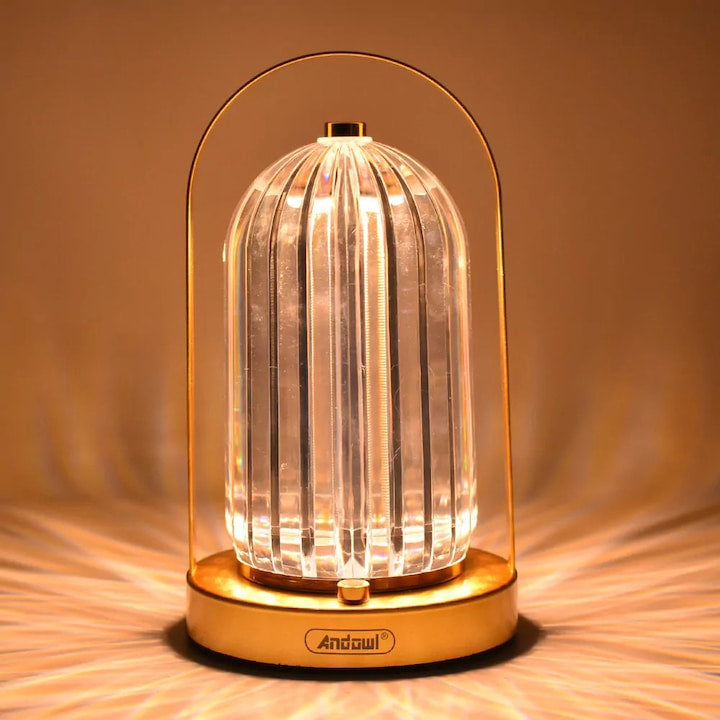 Kristalna LED Stona Lampa Andowl Q-LED33