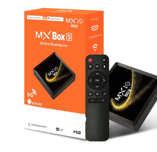 Smart TV Box MX10 pro 4k Ultra HD