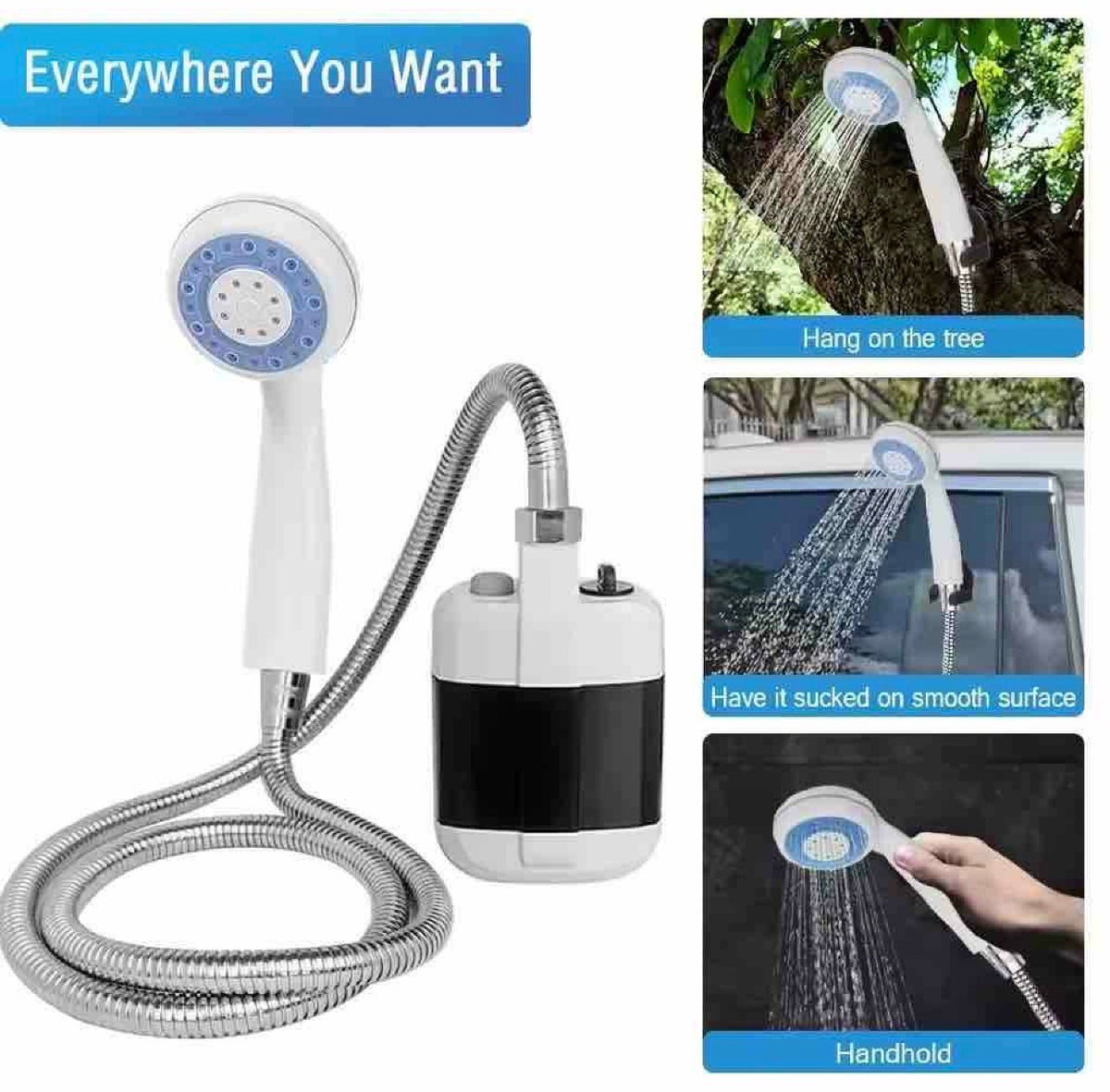 Prenosivi Tuš za Kampovanje – USB Punjivi Outdoor Tuš