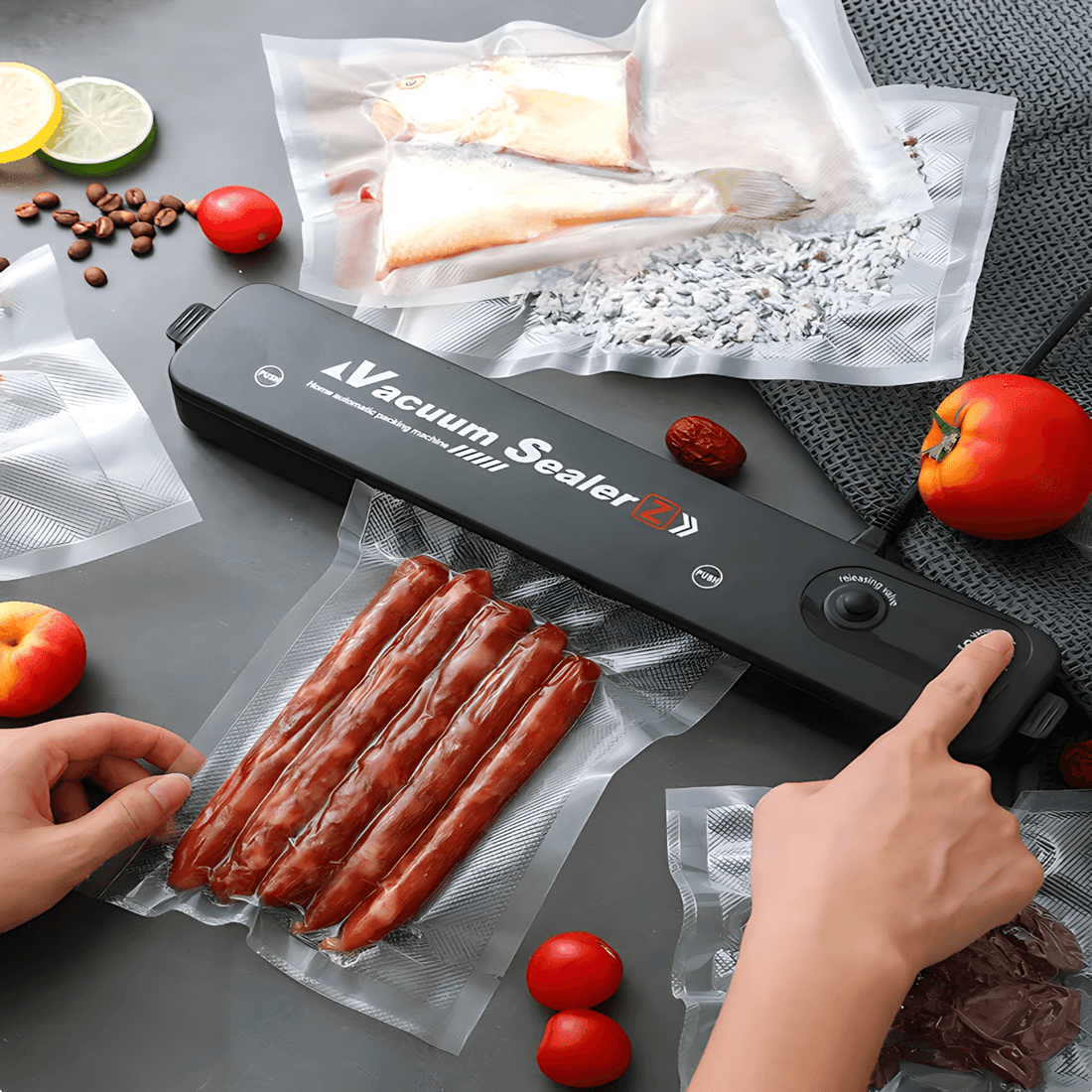 Mašina za vakumiranje hrane + 10 kesa gratis