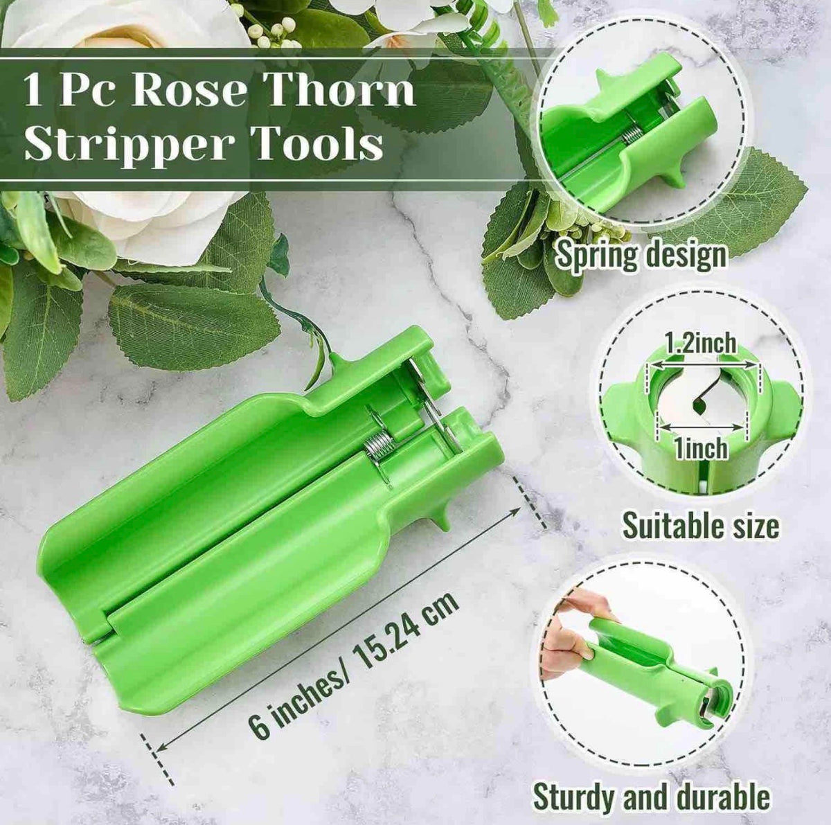 Alat za Skidanje Trnja i Lišća sa Stabljika – Rose Thorn Stripper