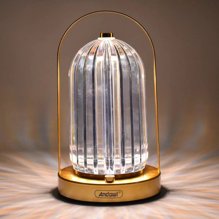 Kristalna LED Stona Lampa Andowl Q-LED33