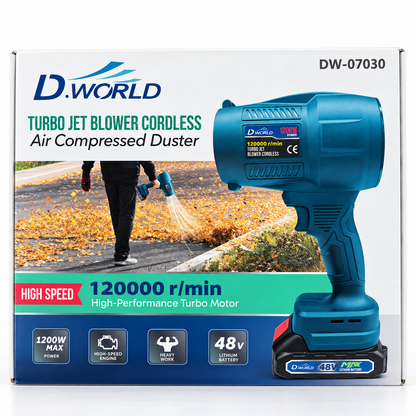 D-World Aku fen – Turbo Jet Blower 48V