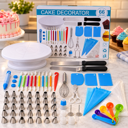 Set za Dekoraciju Torta i Kolača – 66 Delova