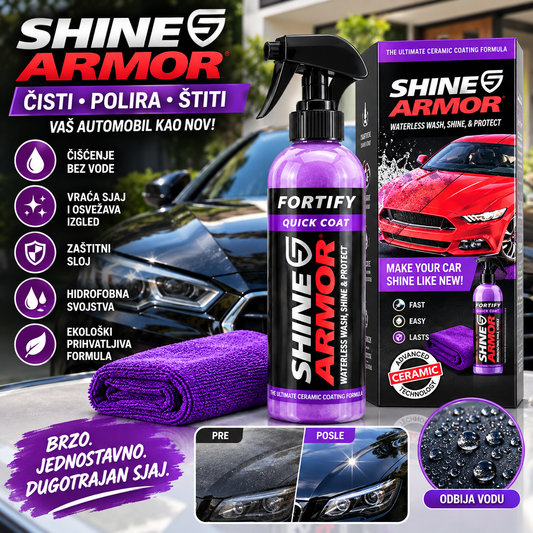 Shine Armor Keramička Zaštita i Sjaj za Auto
