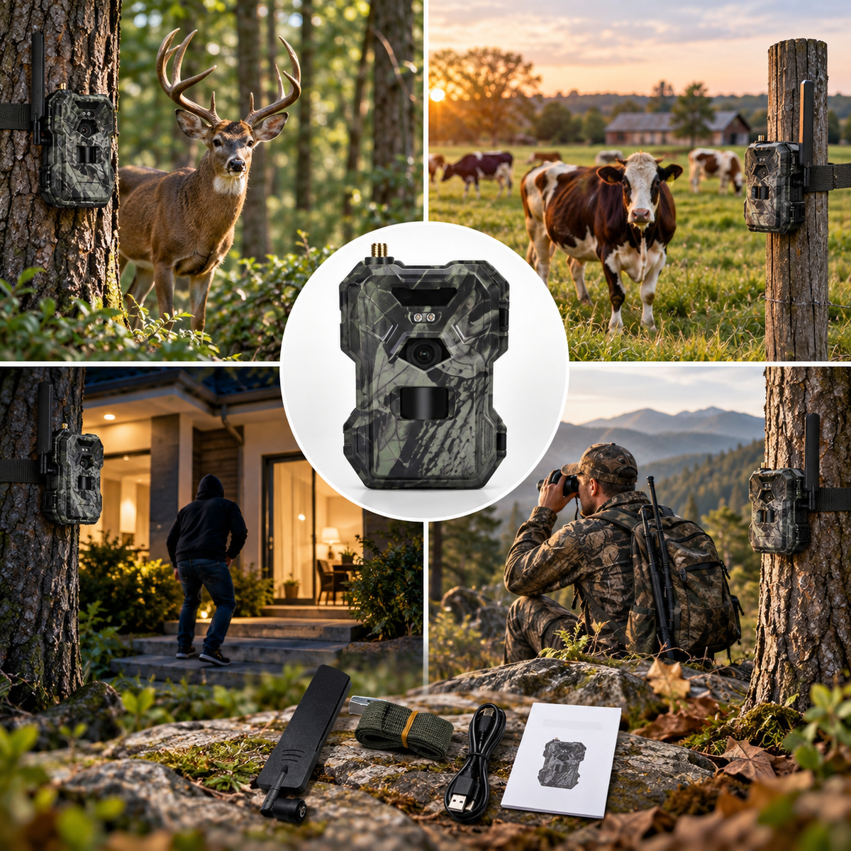Lovna Kamera HC-880 Pro 4G – 4K, Noćni Vid i WiFi APP