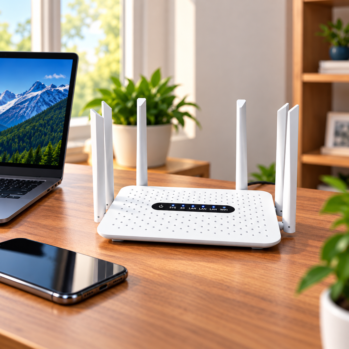 WiFi Ruter MK2100 sa 6 Antena – Dual Band 2.4G/5.8G