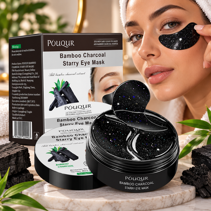 Bamboo Charcoal Starry Eye Mask – Hidrogel Flasteri za Područje Oko Očiju