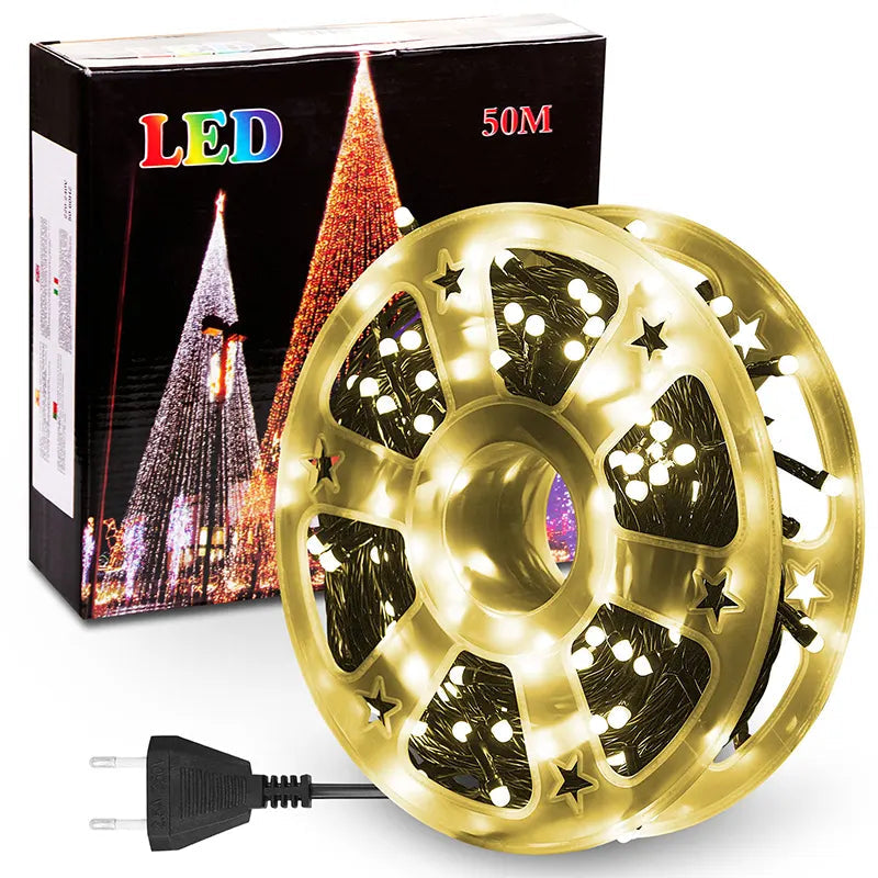 Vodootporne novogodišnje LED lampice 50m/100m