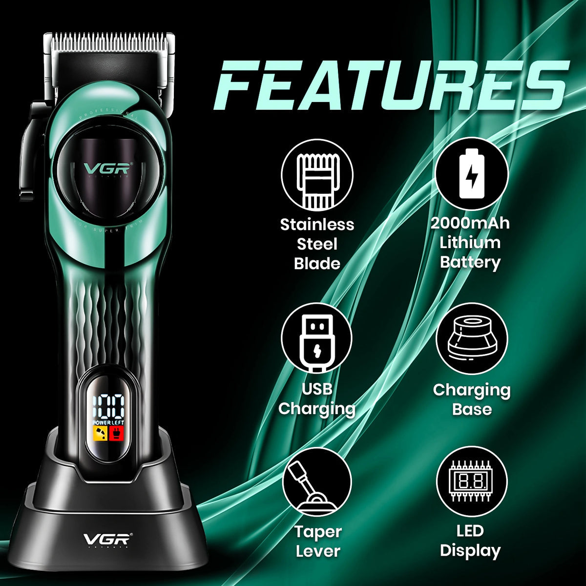 VGR V - 166 Profesionalna Mašinica za Šišanje