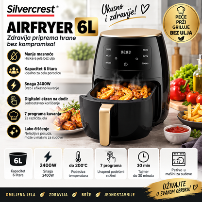 Silvercrest Airfryer 6L