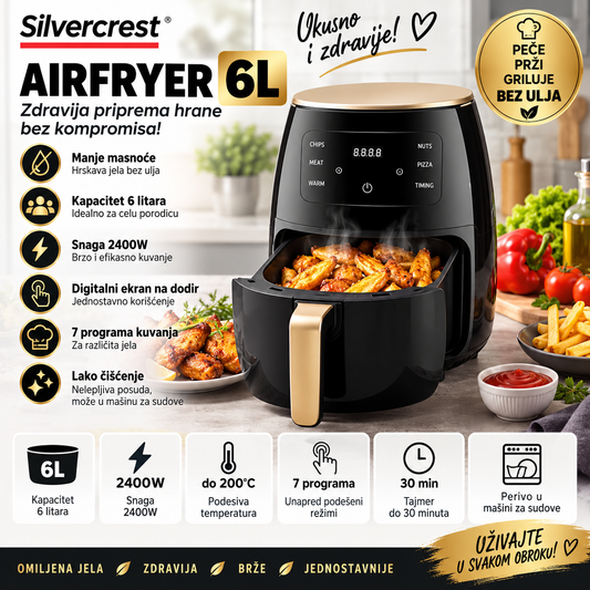 Silvercrest Airfryer 6L