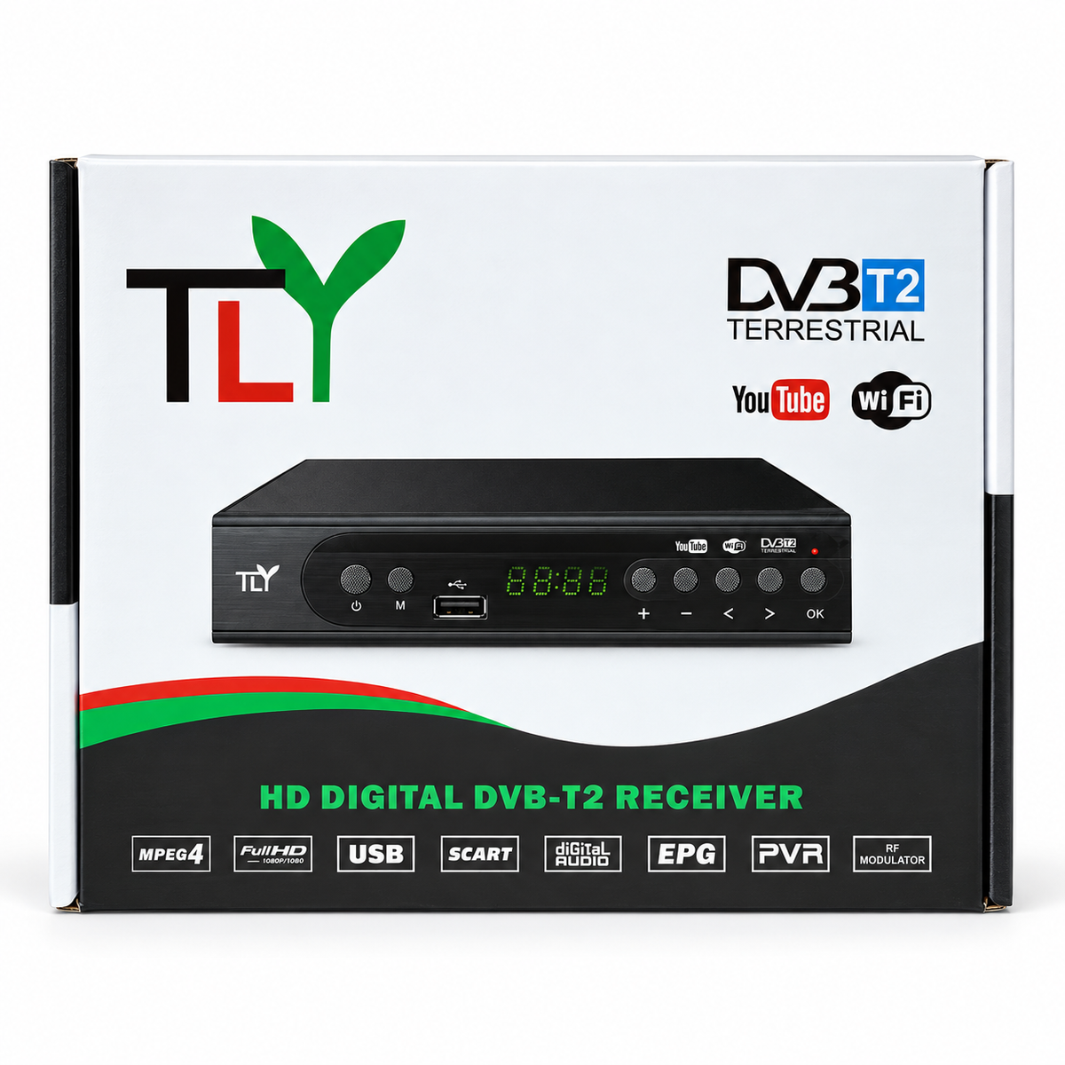 DVB-T2 Digitalni Risiver Full HD sa USB
