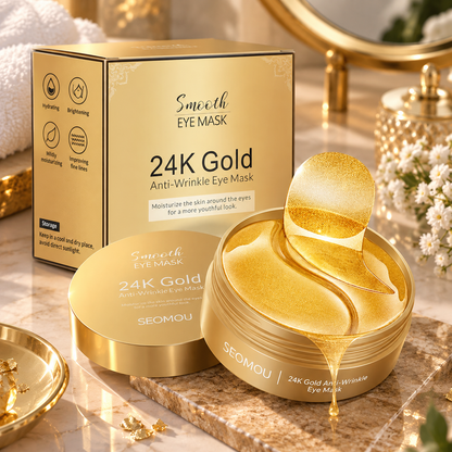 24K Gold hidrogel flasteri za područje oko očiju