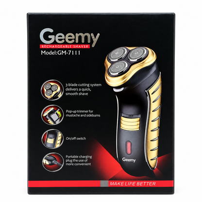 Geemy GM-7111 Punjivi Električni Brijač