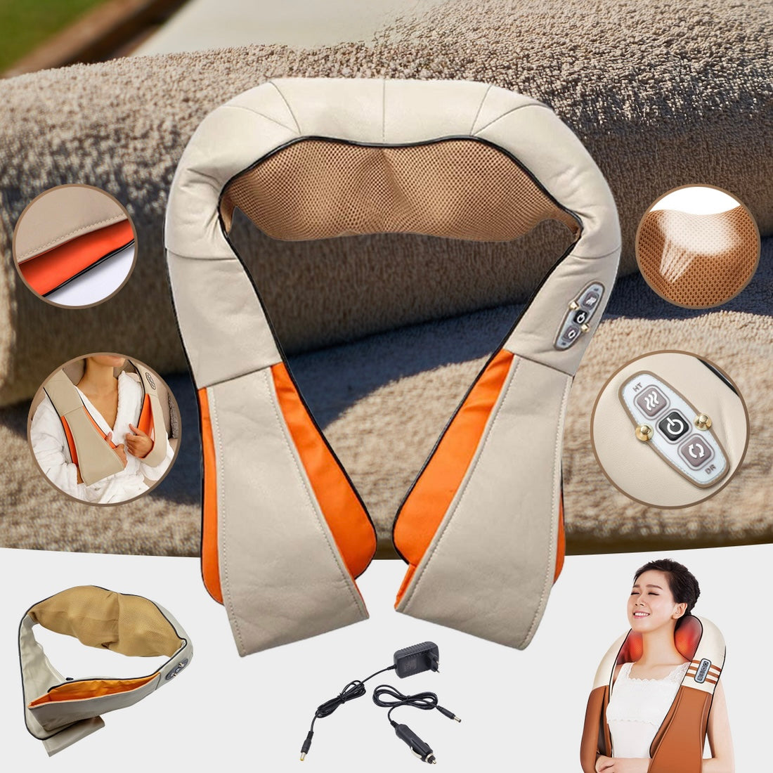 Shiatsu masažer - masažer za ledja i vrat