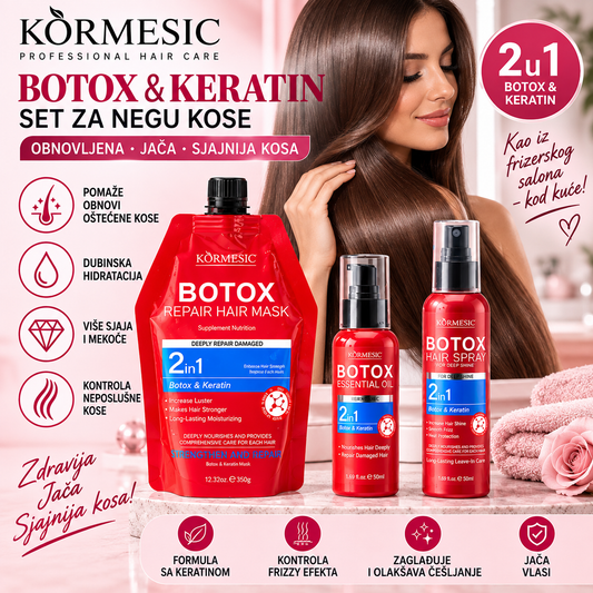 Botox & Keratin 2u1 Set za Negu Kose
