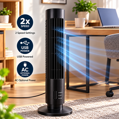 USB Stubni Ventilator sa 2 Brzine