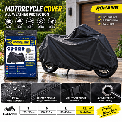 Zaštitna Navlaka za Motor i Skuter – Vodootporna S, M, L, XL