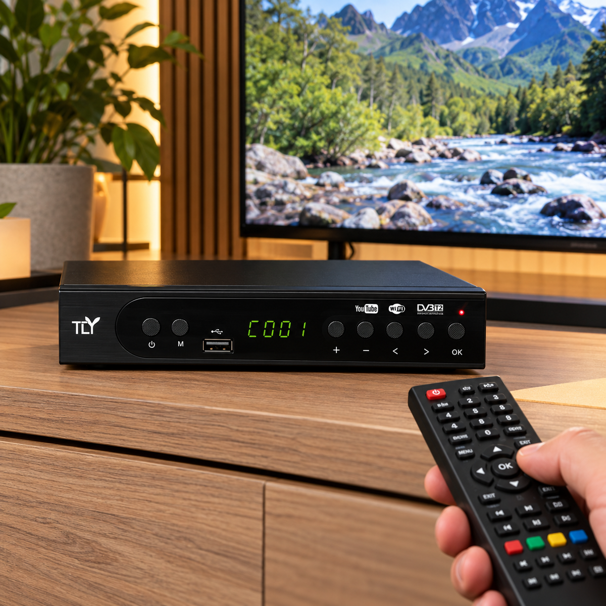 DVB-T2 Digitalni Risiver Full HD sa USB