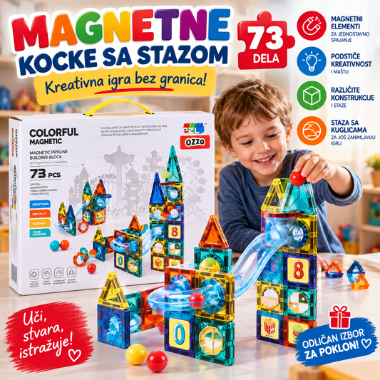 3D magnetne kocke za razvijanje dečije kreativnosti
